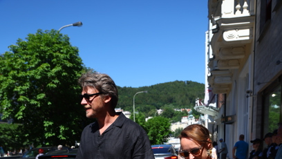 FOTO: Manželé Dykovi ve Varech.