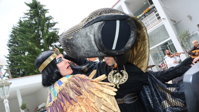 FOTO: Marta Jandová si užívala egyptskou party.