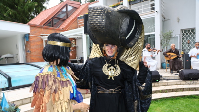 FOTO: Marta Jandová na oslavě Petra Jandy.