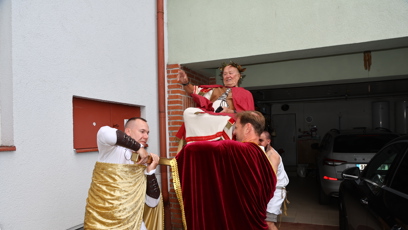 FOTO: Petr Janda na trůnu.
