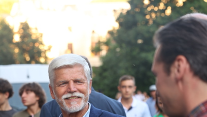 FOTO: Petr Pavel byl v dobré náladě.
