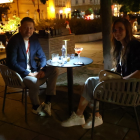 Vít Rakušan si užíval romantiku na kolonádě.