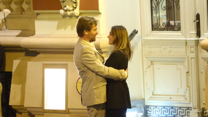 FOTO: Petr Lněnička si užil romantickou chvilku se svou přítelkyní.