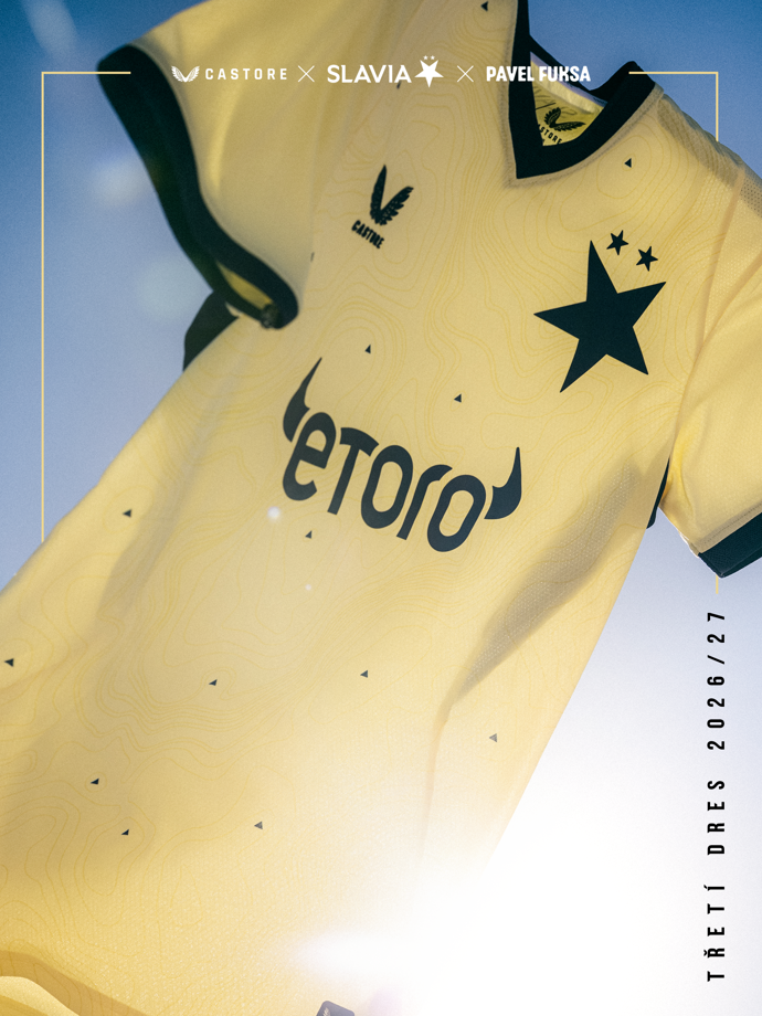 FOTO: Fotbalová Slavia představila třetí sadu dresu. – stránka 39