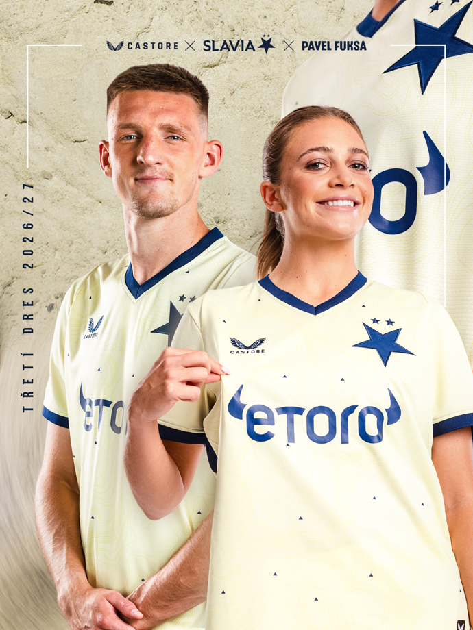 FOTO: Fotbalová Slavia představila třetí sadu dresu. – stránka 37