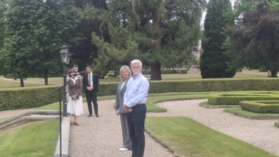 FOTO: Petr Pavel a Eva Pavlová v Lánech.