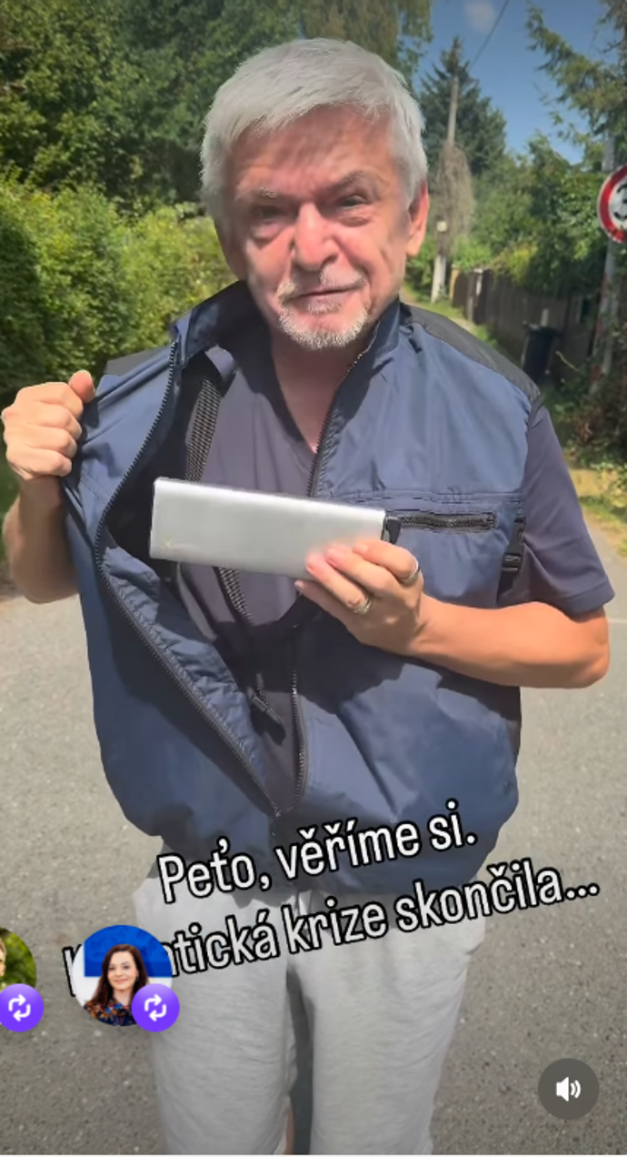 FOTO: Michal Suchánek si rýpmnul do Petra Macinky.