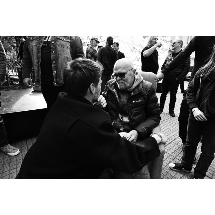 FOTO: Luděk Hrzal s Leošem Marešem. – stránka 2