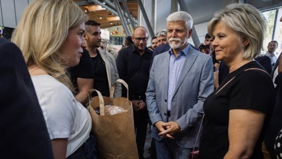 FOTO: Prezident Petr Pavel zavítal s manželkou na veletrh země živitelka.