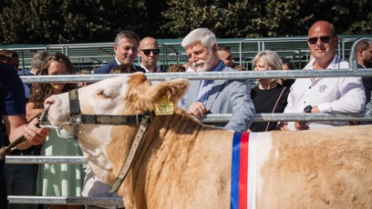 FOTO: Prezident Petr Pavel se podíval na dobytek.