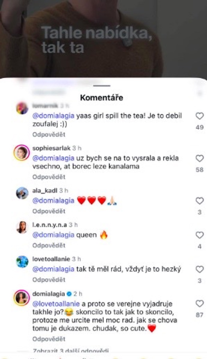 FOTO: Lidé se diví, co na něm Domi Alagia viděla. Pavel schytává kritiku. – stránka 2