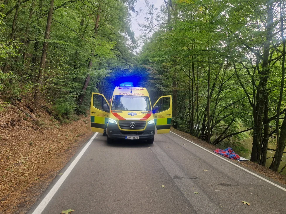 FOTO: Děti odvezla záchranka do nemocnice.