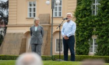 Petr Pavel a Eva Pavlová v Lánech.