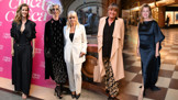 Móda z premiéry Chica Checa: Štíhlá Pavla Tomicová se omladila bílou barvou, Jan Cina překvapil v dámské róbě