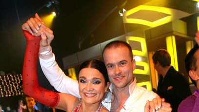 FOTO: Mahulena Bočanová a Jaroslav Kuneš skončili v soutěži kvůli zranění.