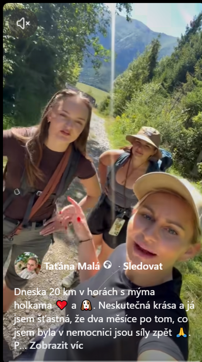 FOTO: Taťána Malá s dcerami na výletě. – stránka 7