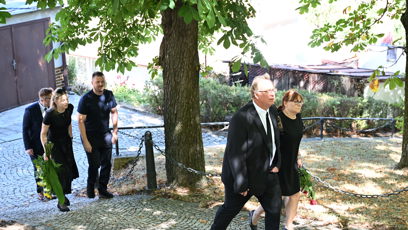 FOTO: Poslední rozloučení s Markem Vybíralem.