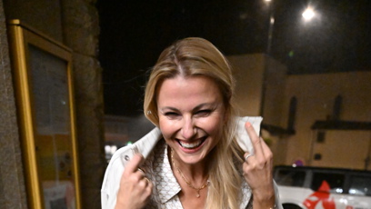 FOTO: Jitka Kocurová před úprkem z Muže roku.
