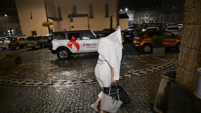 FOTO: Jitka Kocurová se vydala do deště.