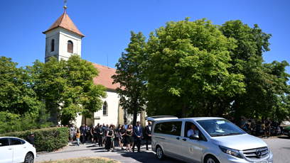 FOTO: Poslední rozloučení s Markem Vybíralem.