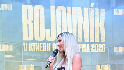 FOTO: Denise Ayverdi alias Bobina na podiu pronesla pár slov.