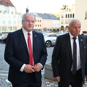 Roman Prymula na akci Anděl mezi zdravotníky.