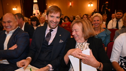 FOTO: Adam Vojtěch a Livia Klausová.