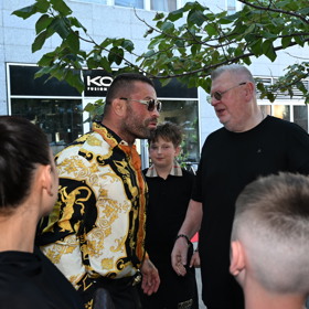Karlos Vémola s podnikatelem Ivo Rittigem.