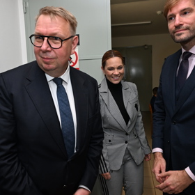 Politici na akci Anděl mezi zdravotníky.