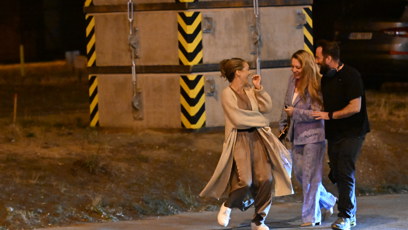 FOTO: Lucie Vondráčková se cestou na after party skvěle bavila.