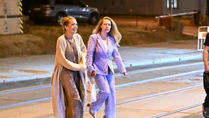 FOTO: Lucie Vondráčková měla dobrou náladu.