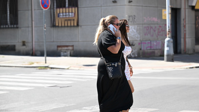 FOTO: Lela Ceterová s doprovodem.