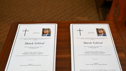 FOTO: Poslední rozloučení s Markem Vybíralem.