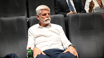 FOTO: Prezident Petr Pavel v kině.