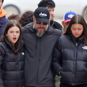 Matt Damon s dcerami tráví veškerý volný čas.
