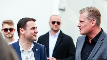 FOTO: Petr Macinka a Filip Turek spolu vystoupili v pořadu Přísně tajné na internetové televizi Xaver Live.