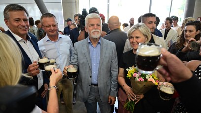 FOTO: Prezident Petr Pavel s manželkou Evou navštívili v pondělí odpoledne největší český zemědělský veletrh Země živitelka.