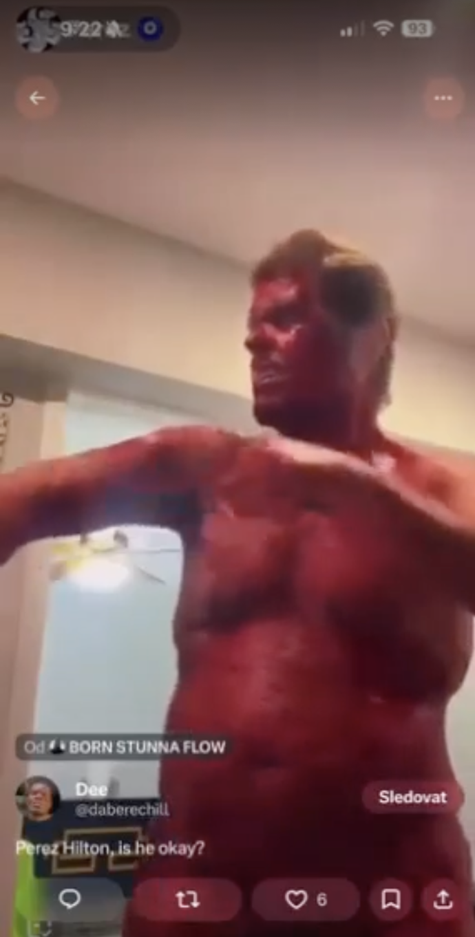 FOTO: Perez Hilton odvysílal opravdu zvláštní video. – stránka 8