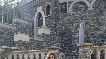 FOTO: Lela Ceterová se vydala relaxovat na Hrad Kunzov.