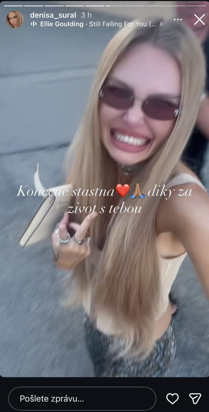 FOTO: Denisa Šuralová je štěstím bez sebe. – stránka 1