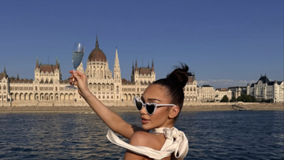 FOTO: Veronica Biasiol si krátce před svatbou užívala rozlučku se svobodou v Budapešti.