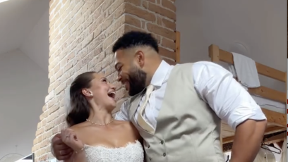 FOTO: Immanuel Adenubi se oženil s krásnou Bárou.