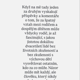 Vyjádření Kláry Biasiol.