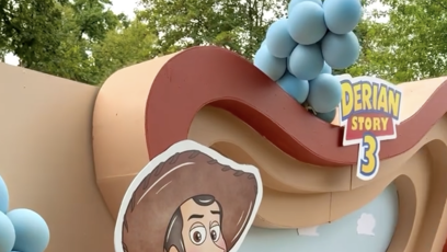 FOTO: Dominika Myslivcová připravila synovi party ve stylu Toy Story.