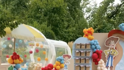 FOTO: Dominika Myslivcová připravila synovi party ve stylu Toy Story.