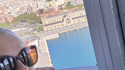 FOTO: Laďka Něrgešová si užívá v Barceloně.