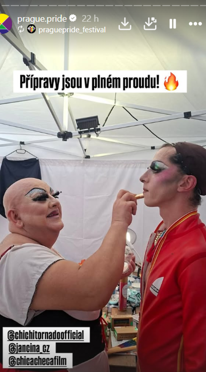 FOTO: Přípravy na Prague Pride.