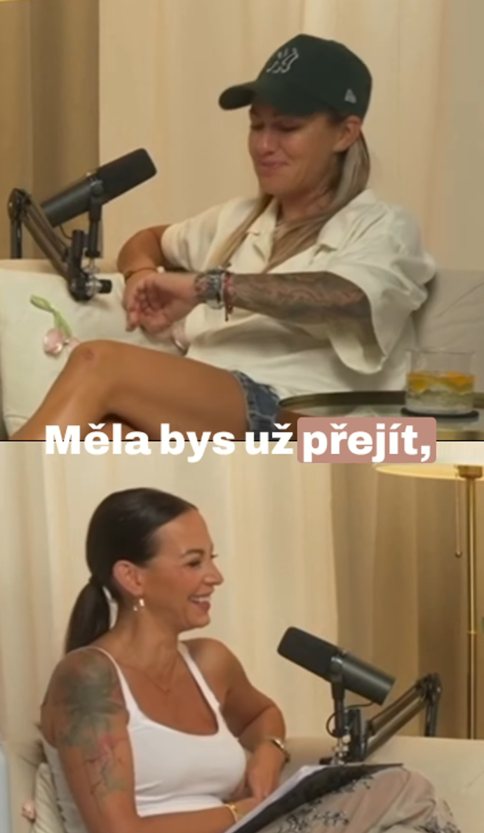 FOTO: Bára Mlejnková si rýpla do Agáty Hanychové.