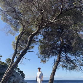 Jan Bendig na ostrově Skopelos.