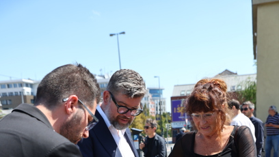 FOTO: Jiří Pospíšil na pohřbu.